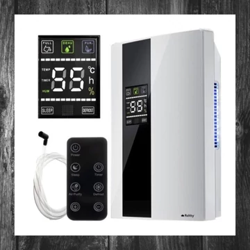 Dezumidificator Ruhhy cu afișaj LCD, 1800 ml 00021848
