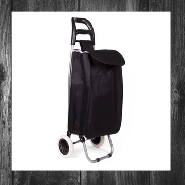 Cărucior de cumpărături 92 × 32 × 21 cm – Negru 012198
