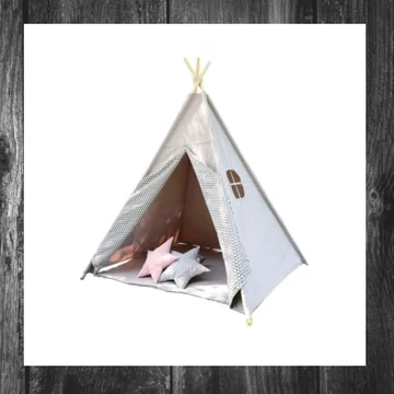 Cort indian Teepee pentru copii – 120 × 120 × 150 cm – 012201