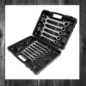 Set de chei inelare cu clichet, 12 piese 012323
