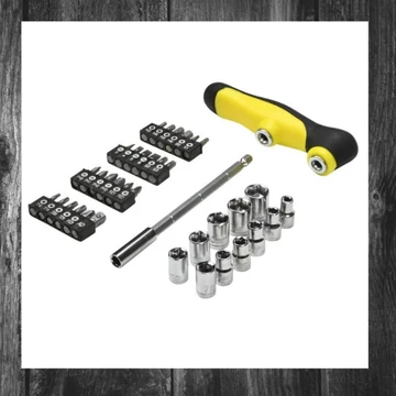 Set de șurubelnițe cu mâner în T, 37 piese – 014010
