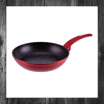 Perfect Home – Tigaie antiaderentă Metal Red Line din aluminiu, 24 cm – Model 10403