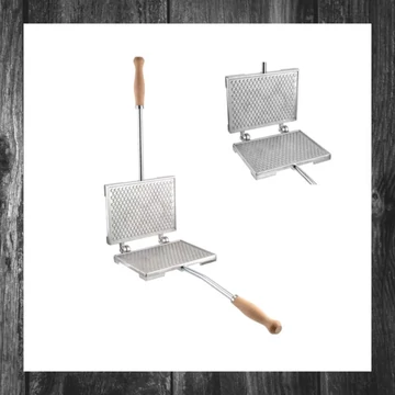 Perfect Home – Aparat pentru vafe și biscuiți sărați, formă pătrată 20×15 cm – Model 10454