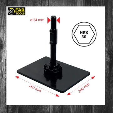 FAR-TOOLS Placă de compresie 200x260 mm HEX30, 115781
