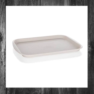 Tavă din plastic Banquet CULINARIA, 43 x 31 x 2 cm, culoare fildeș – 12824022