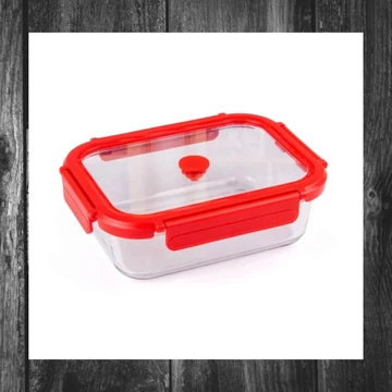 Perfect Home – Vas din sticlă termorezistentă pentru coacere și depozitare, ~640 ml – Model 13300