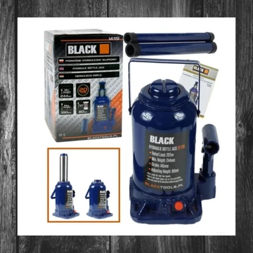 Cric hidraulic BLACK 440 mm, 20T – 14351