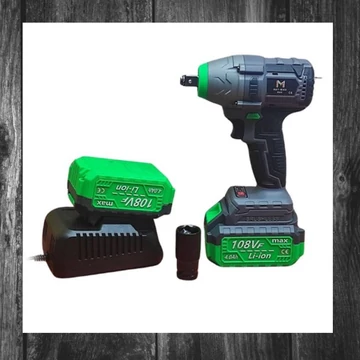 Șurubelniță cu impact MAT-RIXX MAX 2 – 108VF, 1350 Nm, 2 baterii Li-Ion 21V, motor fără perii