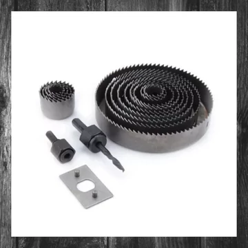 Set de fierăstraie pentru găuri, 16 piese, în geantă de plastic, 19-127 mm - 16RLYF 

