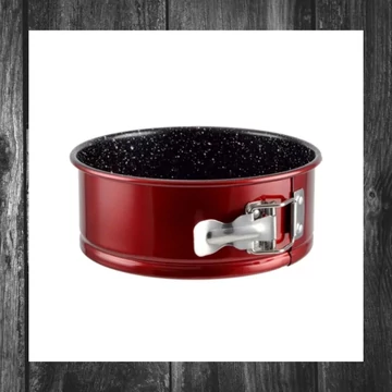 Perfect Home Metal Red Line – Formă de tort cu clemă, 18 cm – Model 19119
