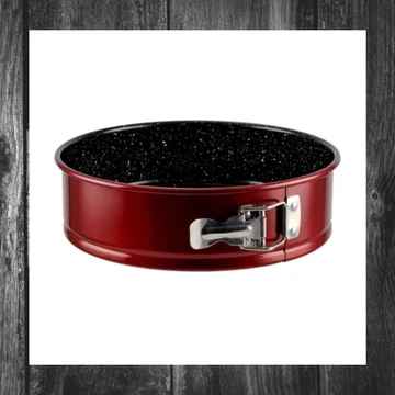 Perfect Home Metal Red Line – Formă de tort cu clemă, 24 cm – Model 19120