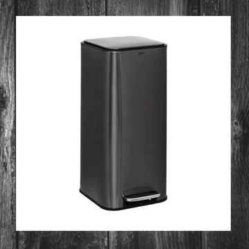 Coș de gunoi 30L, negru – 206702C
