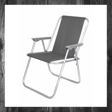 Scaun de plajă HAPPY GREEN, culoare antracit, cod 50707023