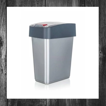 Coș de gunoi KEEEPER, 10L, gri – 53995001