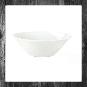 Bol de compot din porțelan 15,5 cm – Alb, fără decorațiuni – 60149127-A
