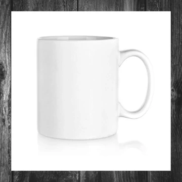 Cană ceramică MAT 350 ml – Albă – 60210301
