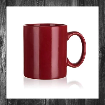 Cană ceramică MAT 350 ml – Burgund – 60210309

