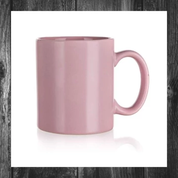 Cană ceramică MAT 350 ml – Roz deschis – 60210311
