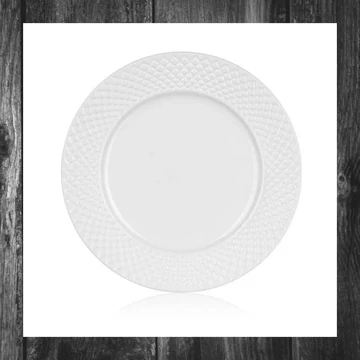Farfurie de Desert din Ceramică BANQUET DIAMOND LINE, 20,2 cm, Alb, 60322122