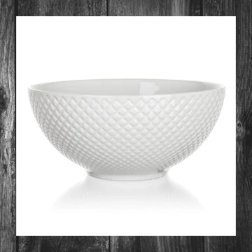 Bol din Ceramică BANQUET DIAMOND LINE, 15,4 cm, Alb, 60322124