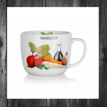 BANQUET Cană din Porțelan pentru Supă, 730 ml 60JG001BSC