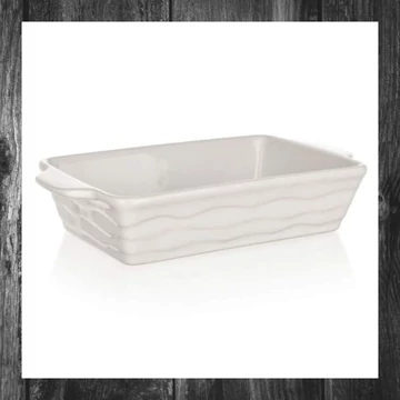 BANQUET Tavă de Copt Rectangulară CULINARIA Albă 20,5 x 12 cm 60ZF01