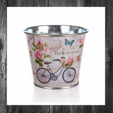 HOME DECOR BICYCLE – suport metalic pentru flori, 8 x 6,5 x 5,5 cm 63918649