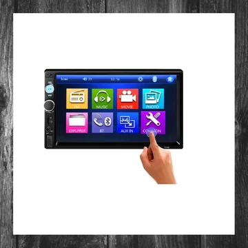Player auto MP5 7 inch 7010B – Radio cu ecran tactil, Bluetooth și telecomandă