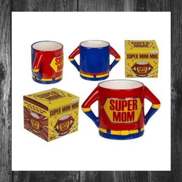 Cană cu mesajul "SUPER MOM", 788312