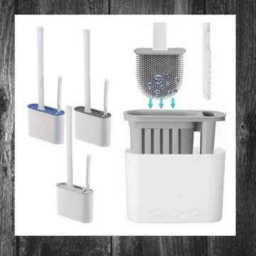 Set perie de toaletă 2 în 1 din silicon CBXJ5340