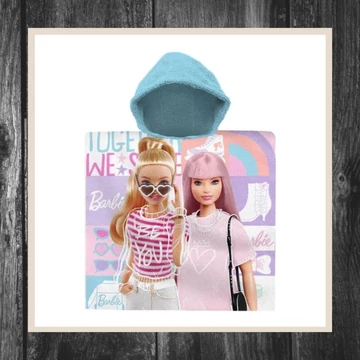 Poncho de Plajă Barbie EWA00016BB
