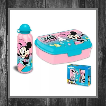 Set Cutie de Sandwich și Sticlă Aluminiu Disney Minnie Mermaid EWA30011MN