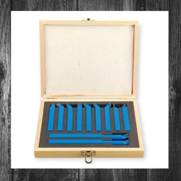 Set de scule de strung Hitman HA-0027, 11 piese, dimensiune 12x12 mm