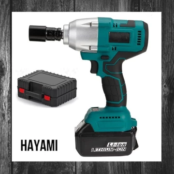 HAYAMI HA-1007 – Șurubelniță cu percuție, 2 acumulatori 188V