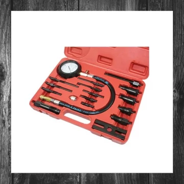 Haina – Set pentru măsurarea compresiei la motoare diesel, 17 piese – Model HA-300 (MG50196)