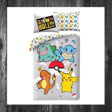 Set lenjerie de pat Pokémon Rule! – 140×200 cm – HAX609772