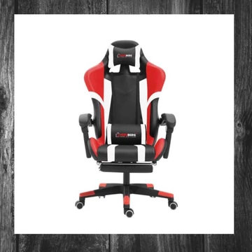 Scaun gaming Herzberg Tric Gamer, roșu, HG-8083-RED
