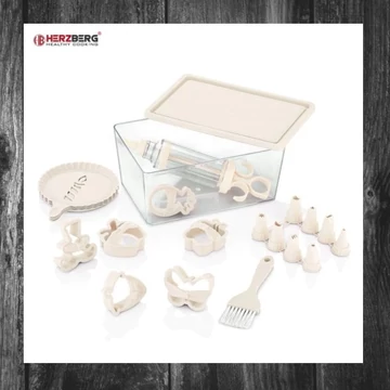 Set de Patiserie cu Cutie de Depozitare – Herzberg HG-L657
