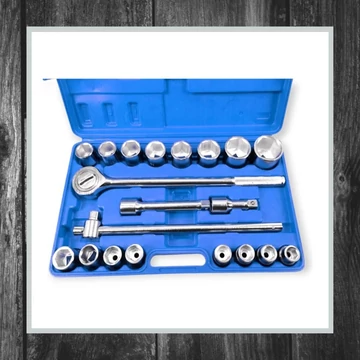 Set de chei tubulare Hitman HT-6894, 21 piese, 19–50 mm, capete hexagonale