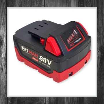 Baterie Li-ion Hitman HT-M18-2468XC, 88V, 5.0Ah, cu indicator LED de încărcare