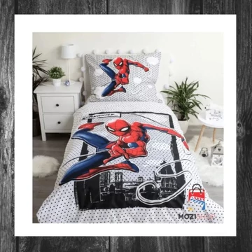 Lenjerie de pat fosforescentă Spider-Man Meanwhile 140×200 cm, 70×90 cm JFK028438