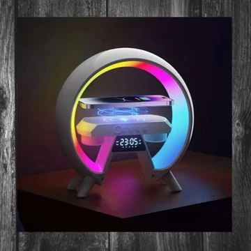 Boxă portabilă X63 RGB LED cu încărcare wireless – Bluetooth, 5W, 1200 mAh | Cod: KE24-383