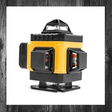 Nivelă laser 4D DAUERKRAFT PM16L-4D – 16 linii, laser verde, 2 acumulatori, IP54