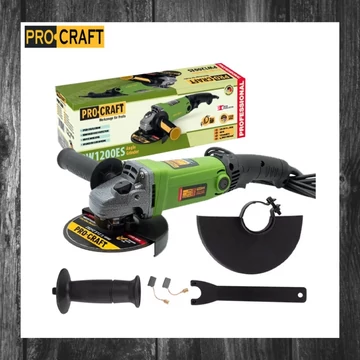 Procraft Polizor unghiular, 125 mm, PW1200ES