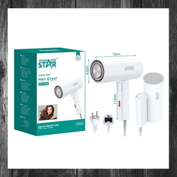 Uscător de păr Winning Star cu protecție la supraîncălzire – model ST-5708, 1300W
