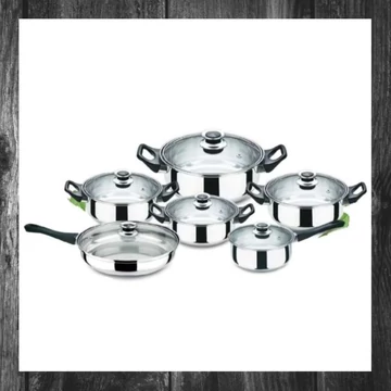Set de vase din inox Victor, 12 piese VHZ1201
