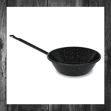Tigaie emailată pentru paella, cu mâner, 24 cm – a13378