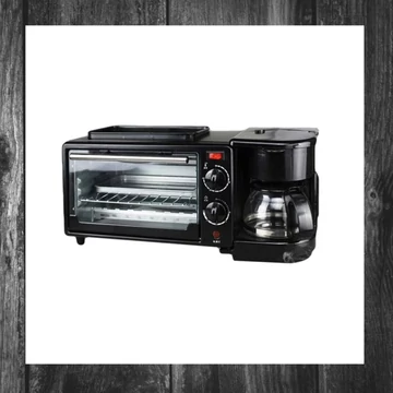 Morning Station 3-în-1: Grill, Cafetieră și Prăjitor de pâine – Model holm0895
