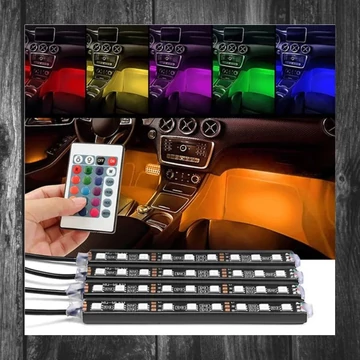 Alphaone iluminare LED pentru podea auto cu control prin aplicație holm3299