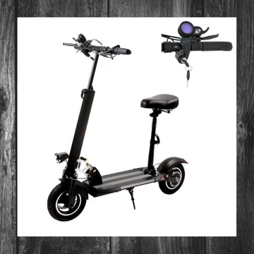 BigSpeed Scuter electric pliabil 500W, 45 km/h, cu scaun detașabil – holm5697
